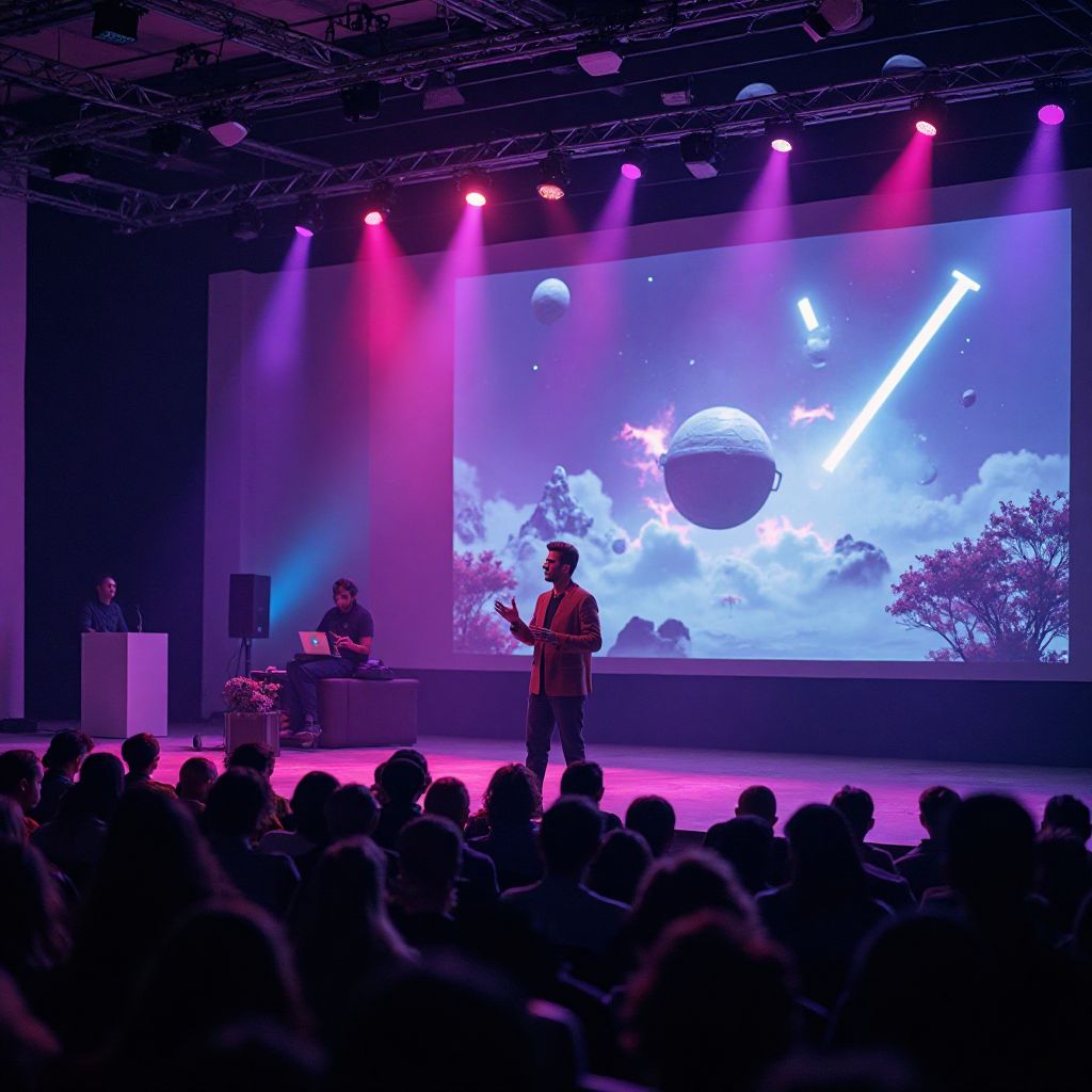 Developer presentation on main stage